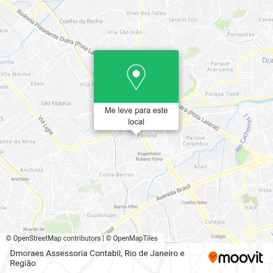 Dmoraes Assessoria Contabil mapa