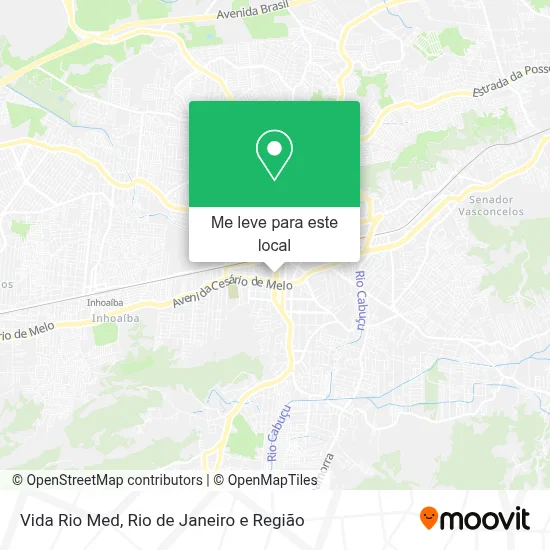 Vida Rio Med mapa