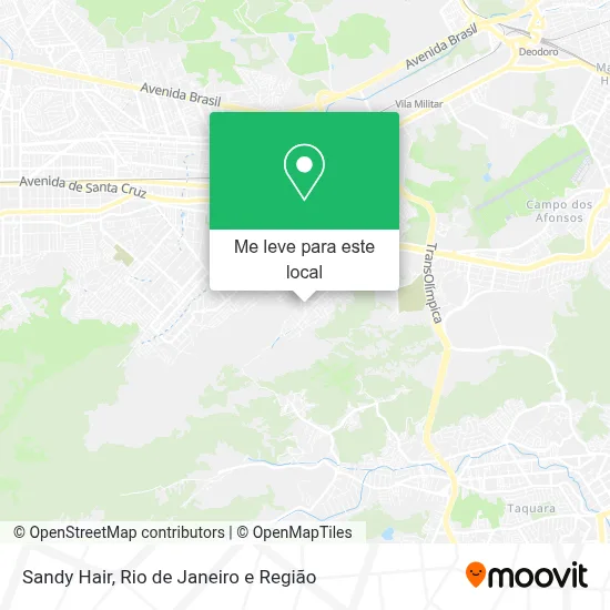Sandy Hair mapa