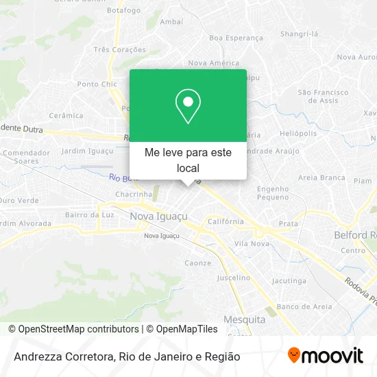 Andrezza Corretora mapa