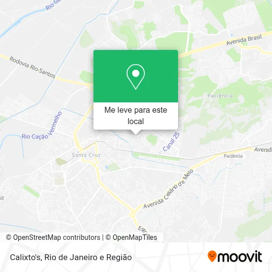 Calixto's mapa