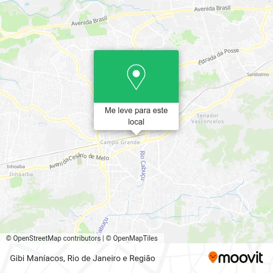 Gibi Maníacos mapa