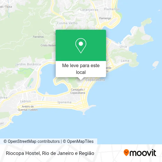 Riocopa Hostel mapa