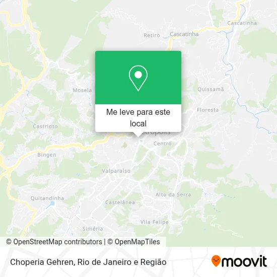 Choperia Gehren mapa