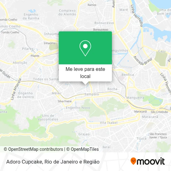 Adoro Cupcake mapa