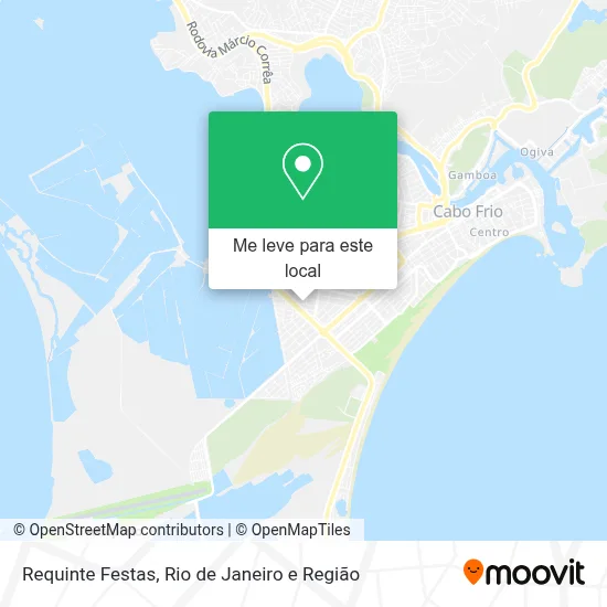 Requinte Festas mapa