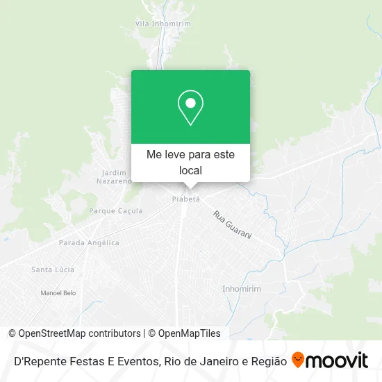 D'Repente Festas E Eventos mapa