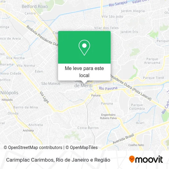 Carimplac Carimbos mapa