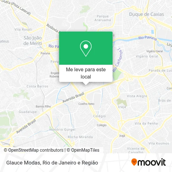 Glauce Modas mapa
