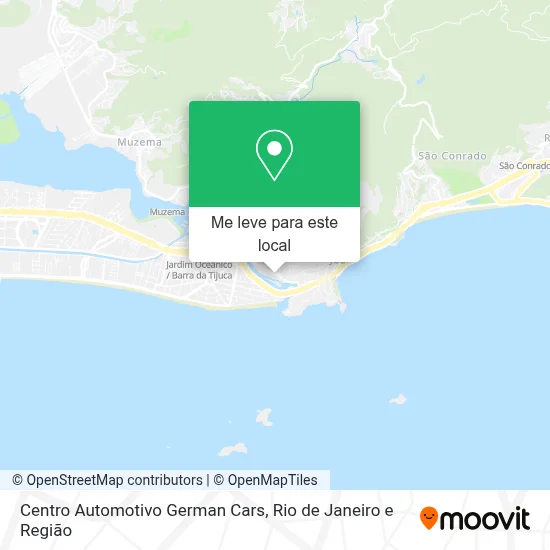 Centro Automotivo German Cars mapa
