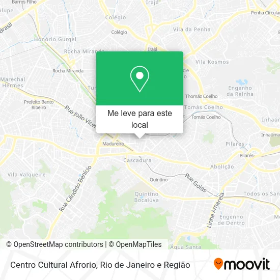 Centro Cultural Afrorio mapa