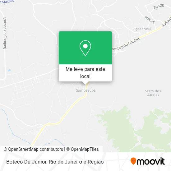 Boteco Du Junior mapa