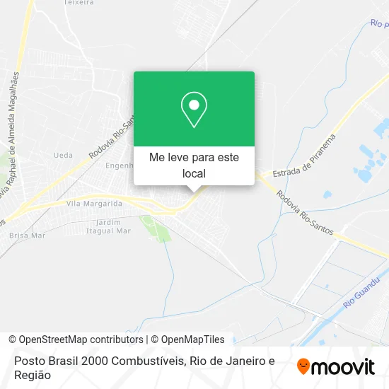 Posto Brasil 2000 Combustíveis mapa