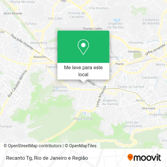 Recanto Tg mapa
