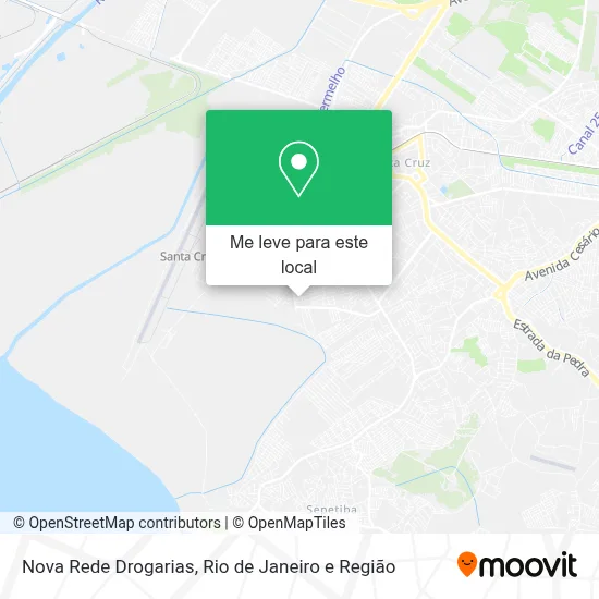 Nova Rede Drogarias mapa