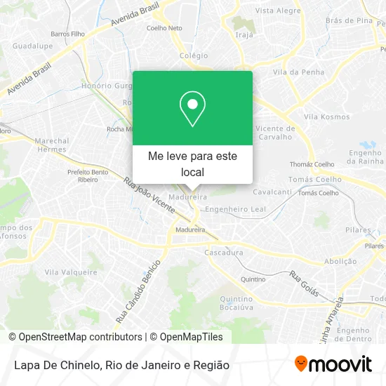 Lapa De Chinelo mapa