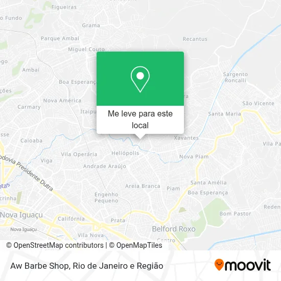 Aw Barbe Shop mapa