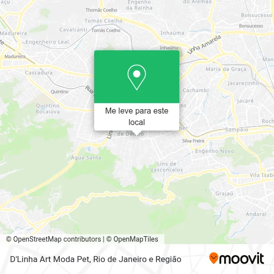 D'Linha Art Moda Pet mapa