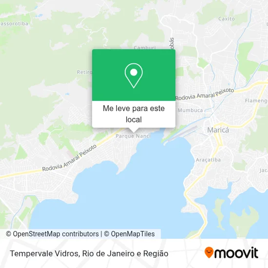 Tempervale Vidros mapa