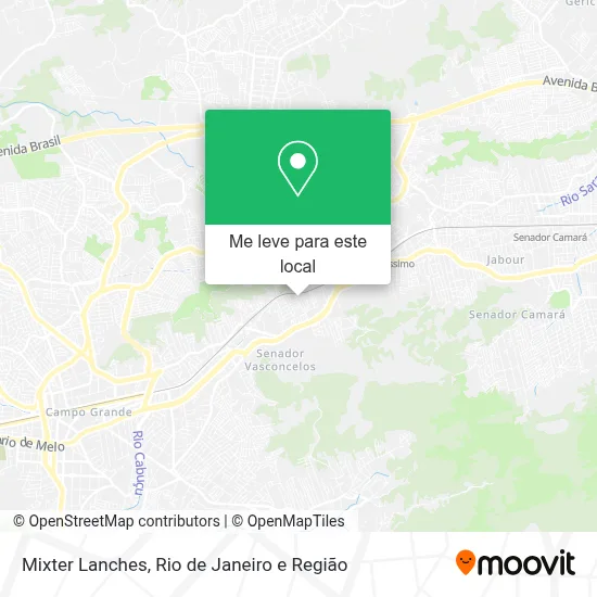 Mixter Lanches mapa