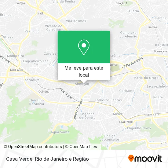 Casa Verde mapa