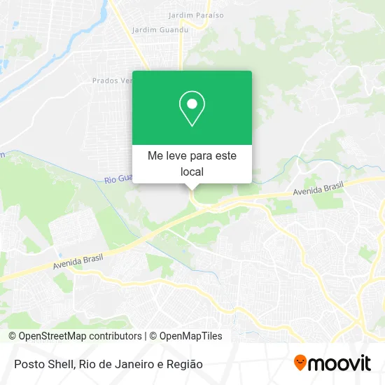 Posto Shell mapa