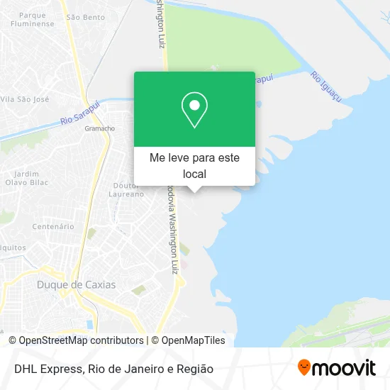 DHL Express mapa