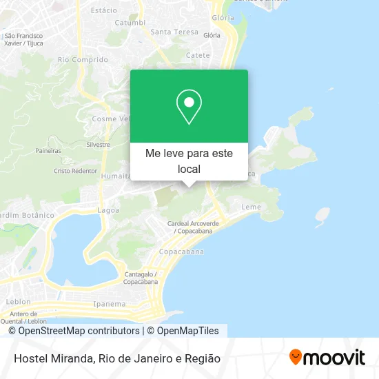 Hostel Miranda mapa