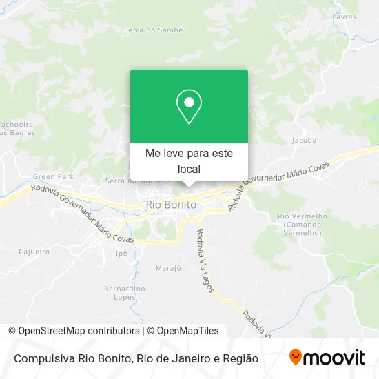 Compulsiva Rio Bonito mapa