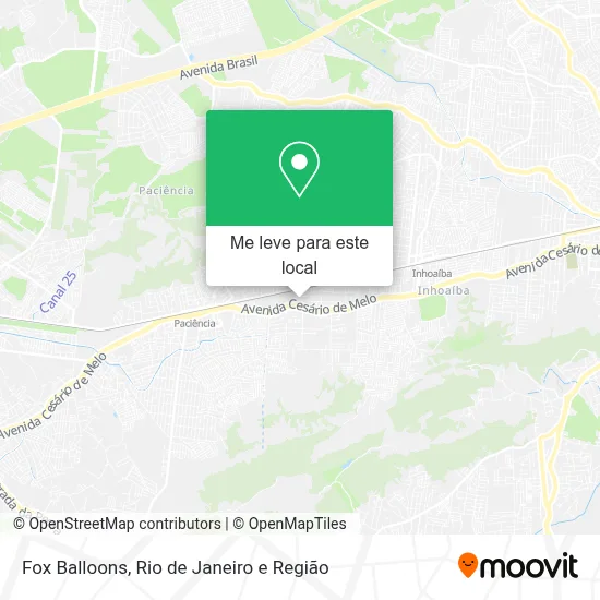 Fox Balloons mapa