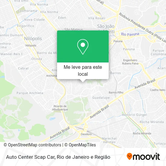Auto Center Scap Car mapa
