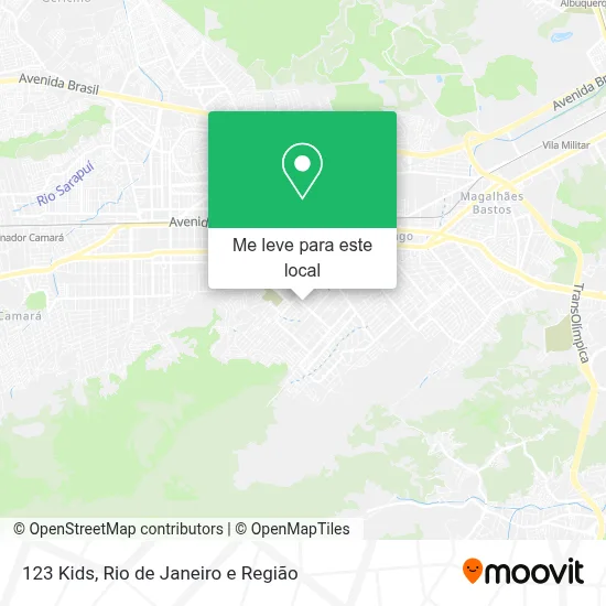 123 Kids mapa