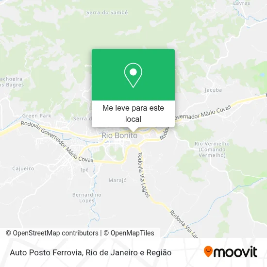 Auto Posto Ferrovia mapa
