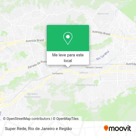 Super Rede mapa