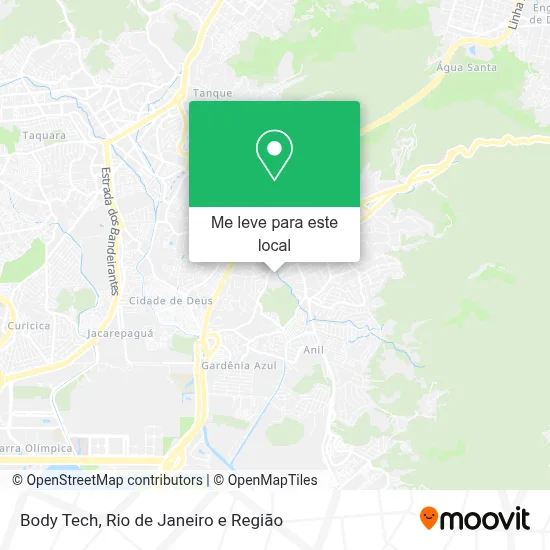Body Tech mapa