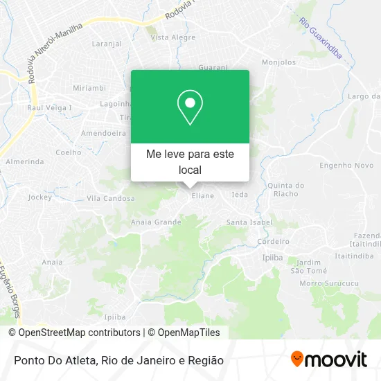 Ponto Do Atleta mapa