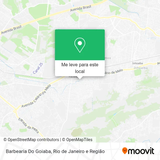 Barbearia Do Goiaba mapa