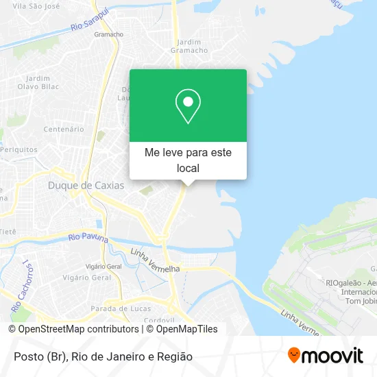 Posto (Br) mapa