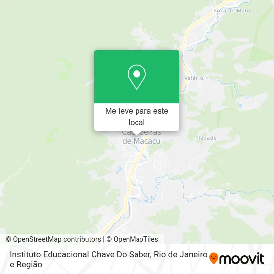Instituto Educacional Chave Do Saber mapa
