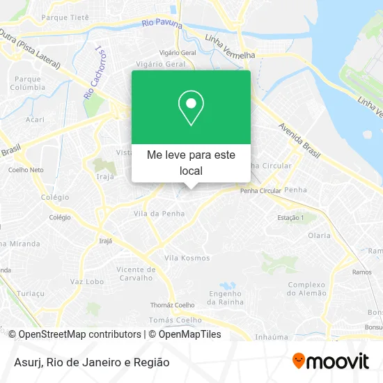 Asurj mapa