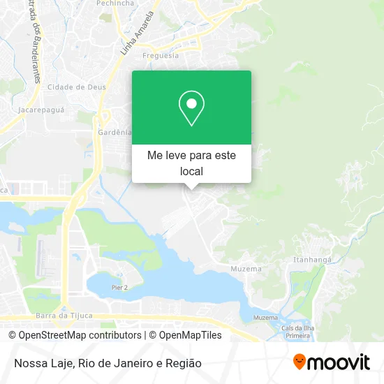 Nossa Laje mapa