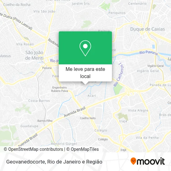 Geovanedocorte mapa