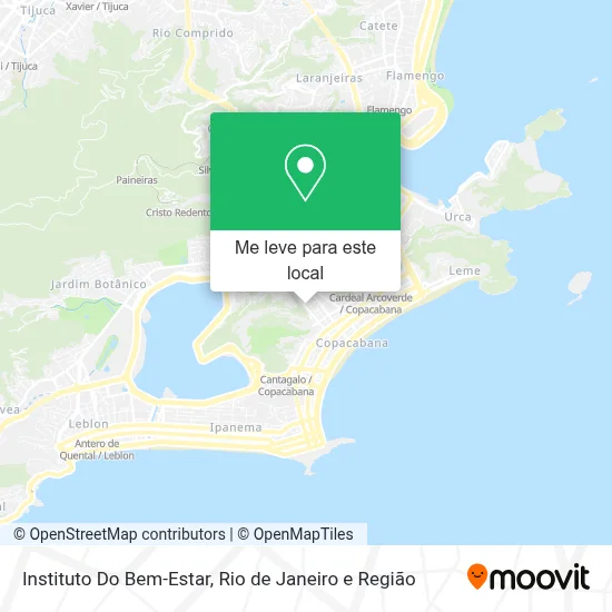 Instituto Do Bem-Estar mapa