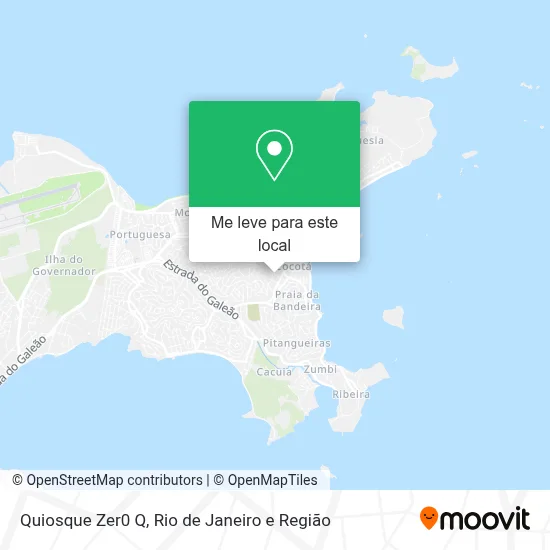 Quiosque Zer0 Q mapa