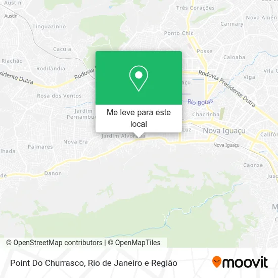 Point Do Churrasco mapa