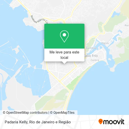 Padaria Kelly mapa