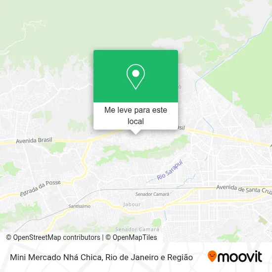 Mini Mercado Nhá Chica mapa