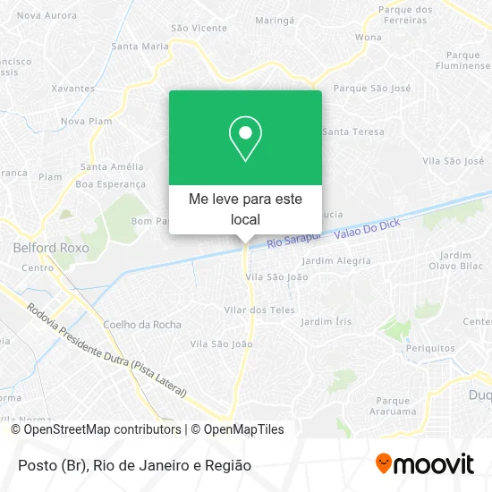 Posto (Br) mapa