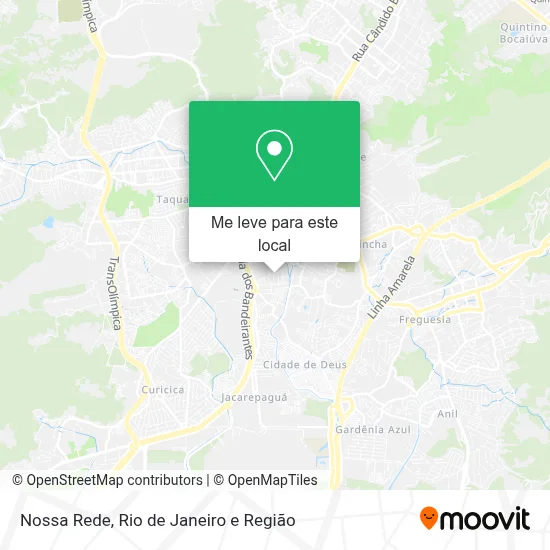 Nossa Rede mapa