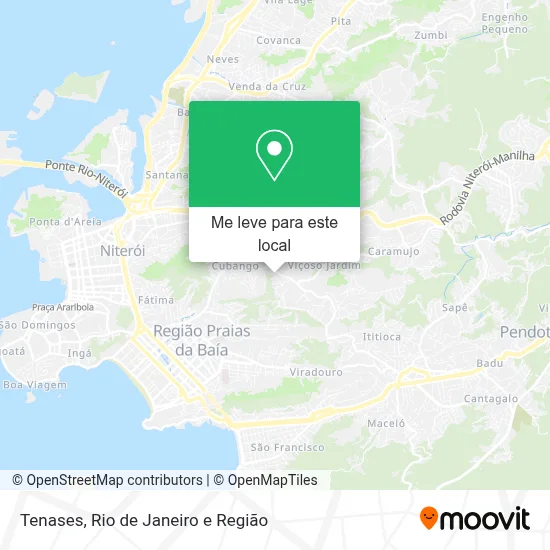 Tenases mapa